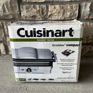 Cuisinart GR-35 Griddler Compact Electric Panini & Grill Cooker *Tested*